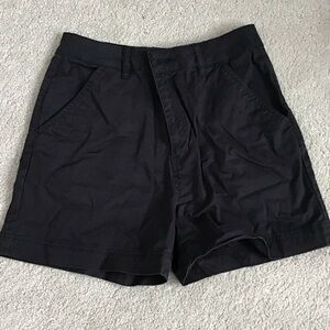tentree Black High Waist Women Shorts